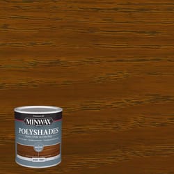Minwax PolyShades Semi-Transparent Gloss Honey Oil-Based Polyurethane Stain/Polyurethane Finish 1 qt