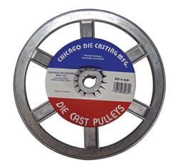 Chicago Die Cast 8 in. D X 5/8 in. D Zinc Single V-Grooved Pulley