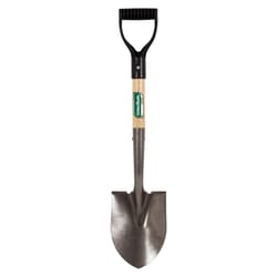 UnionTools 27 in. Carbon Steel Round Digging Shovel Wood Handle