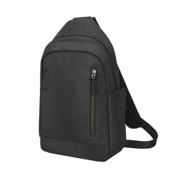 Travelon Urban Black Wheeled Sling Backpack 16 in. H X 9.5 in. W