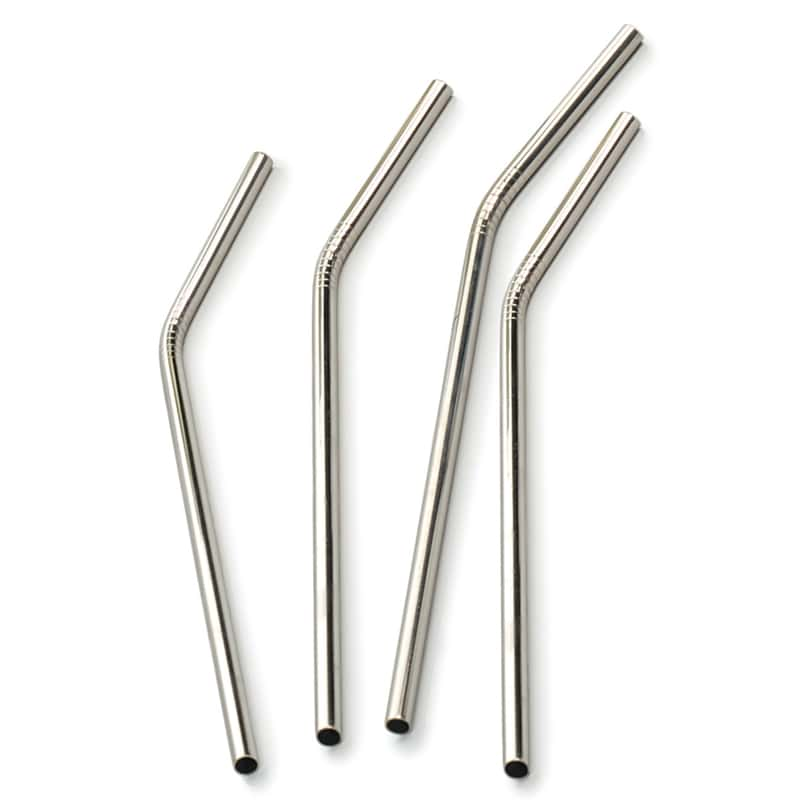 RSVP International Endurance Silver Stainless Steel Drink Straws Mfr ...