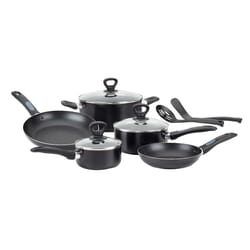 Mirro Get A Grip Aluminum Cookware Set Black