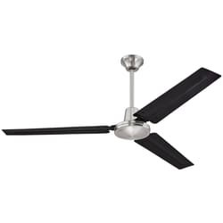 Westinghouse Jax 56 in. Brushed Nickel Black Indoor Ceiling Fan