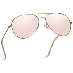 WearMe Pro Gold/Pink Sunglasses
