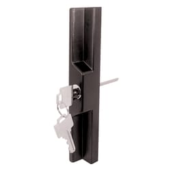 Prime-Line Push-In Sliding Door Keyed Lock, 1 in., Diecast and