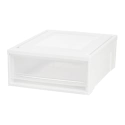 IRIS 22 White Drawer 7 in. H X 15.75 in. W X 19.63 in. D Stackable