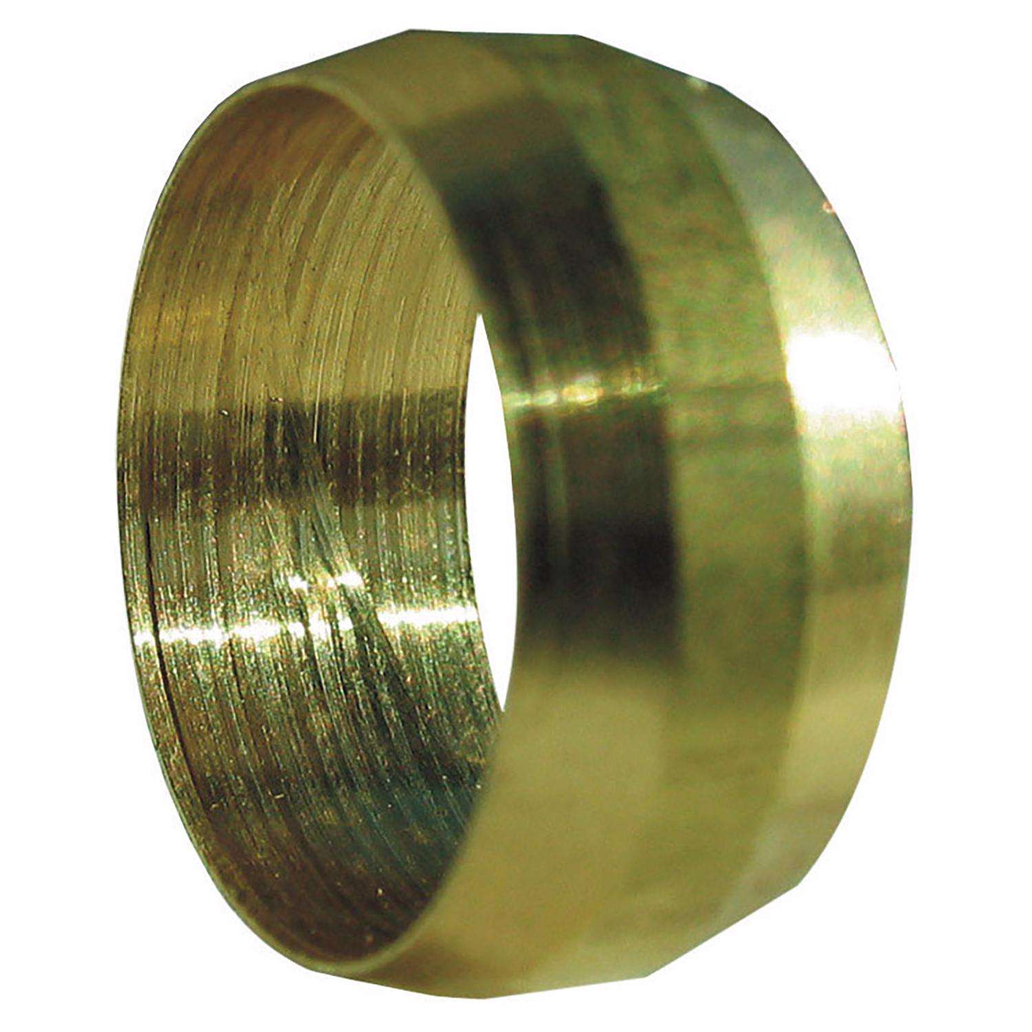 1/2 in. Compression X 1/2 in. D Compression Brass Sleeve - Ace Hardware