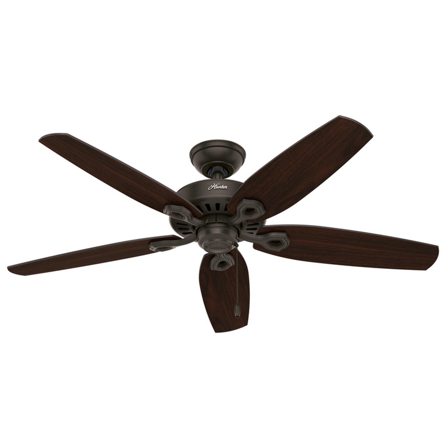 Photos - Fan Hunter Builder Elite 52 in. New Bronze Indoor and Outdoor Ceiling  5329 