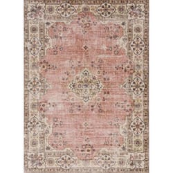 Linon Home Decor Henoch 5 ft. W X 7 ft. L Multi-Color Washable Polyester Area Rug