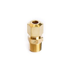 ATC 3/16 in. Compression in. X 1/8 in. D MPT Brass Connector