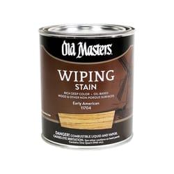Old Masters Semi-Transparent Early American Oil-Based Wiping Stain 1 qt