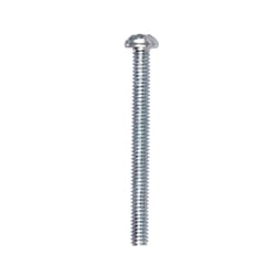 HILLMAN No. 8-32 Ga. X 1-3/4 in. L Combination Round Head Zinc-Plated Steel Machine Screws 100 pk
