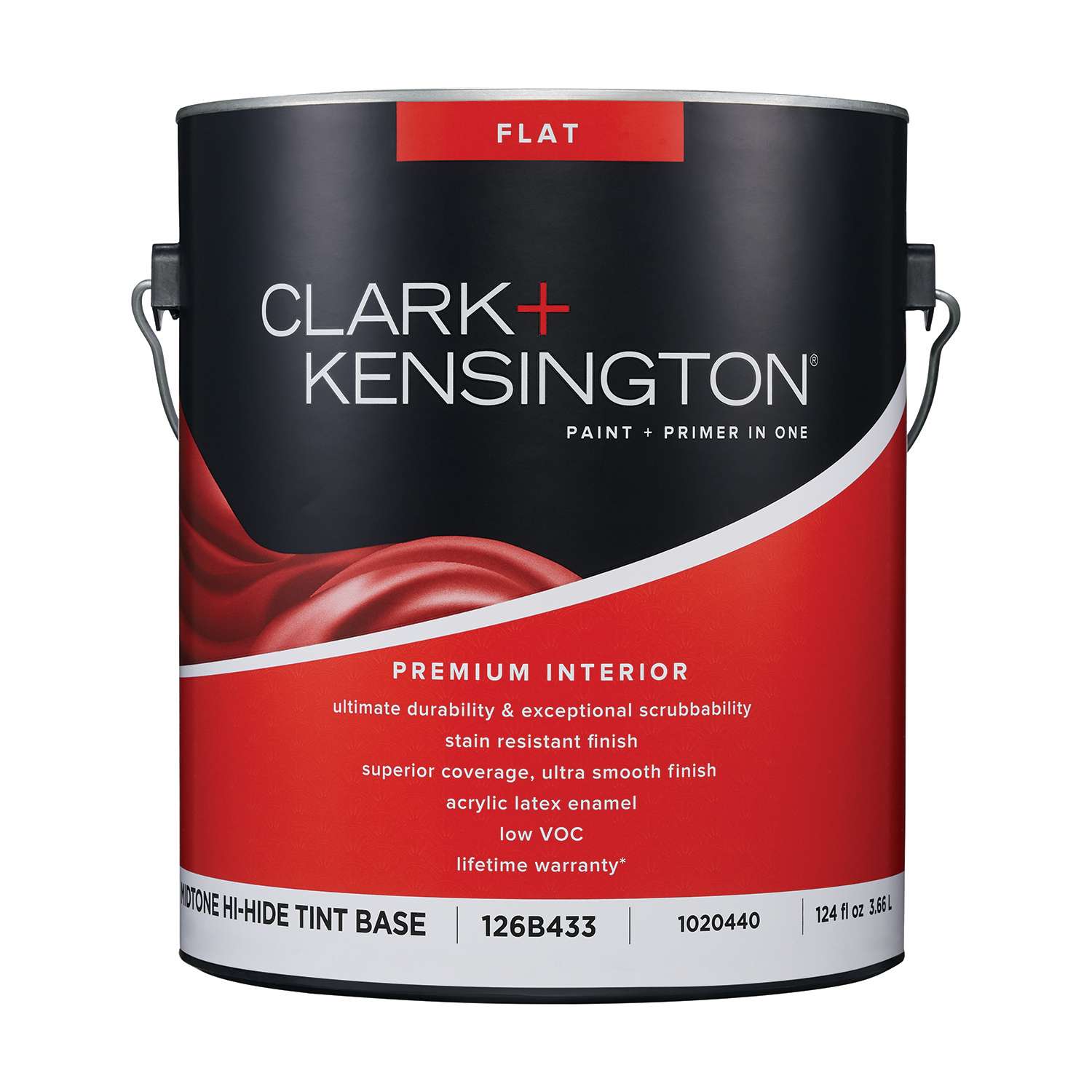 Clark+Kensington Flat Enamel Tint Base MidTone Base Premium Paint