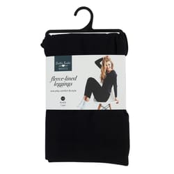 Britt's Knits Women's Fleece Lined Leggings M/L Black