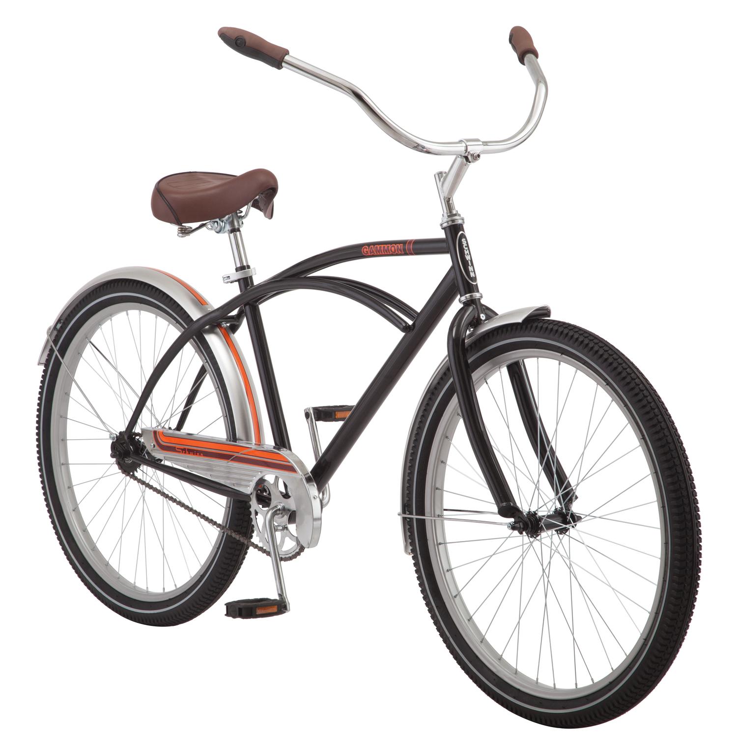 26インチ Schwinn Gammon Men 26 in. D Cruiser Bicycle Black Mfr
