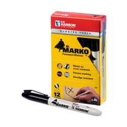 C.H. Hanson El Marko Black Medium Tip Permanent Marker 1 pk