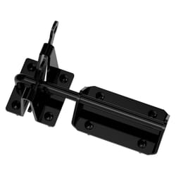 National Hardware 7.57 in. L Black Steel Gate Latch 1 pk