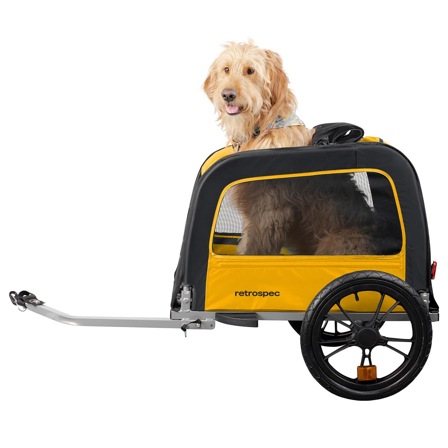 Retrospec Rover Waggin Fabric/Steel Pet Trailer 50 lb Sun Sansujyuku sansujyuku.com
