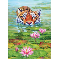 Cobble Hill Land Of The Lotus Jigsaw Puzzle 1000 pc