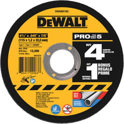 Masonry Grinding Wheel Type 27 - 5 x 1/8 from DEWALT