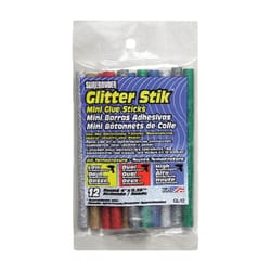 Surebonder 0.3 in. D X 4 in. L Glitter Glue Sticks Assorted Colors 12 pk