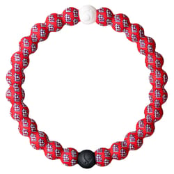 Lokai St. Louis Cardinals Unisex Round Red Bracelet Silicone Water Resistant Size 7