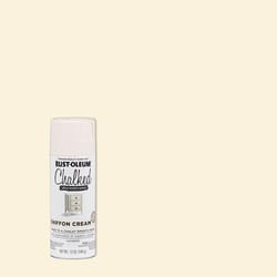 Rust-Oleum Chalked Ultra Matte Chiffon Cream Oil-Based Acrylic Sprayable Chalk Paint 12 oz