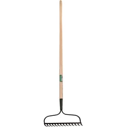 UnionTools 58 in. 14 Tine Steel Bow Rake Wood Handle