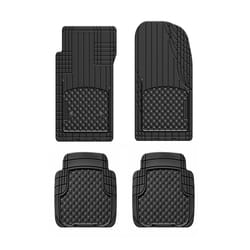 WeatherTech Trim-To-Fit Black Thermoplastic Elastomer Auto Floor Mats 4 pk