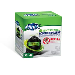 Mint-X 33 gal Mint Trash Bags Drawstring 40 pk