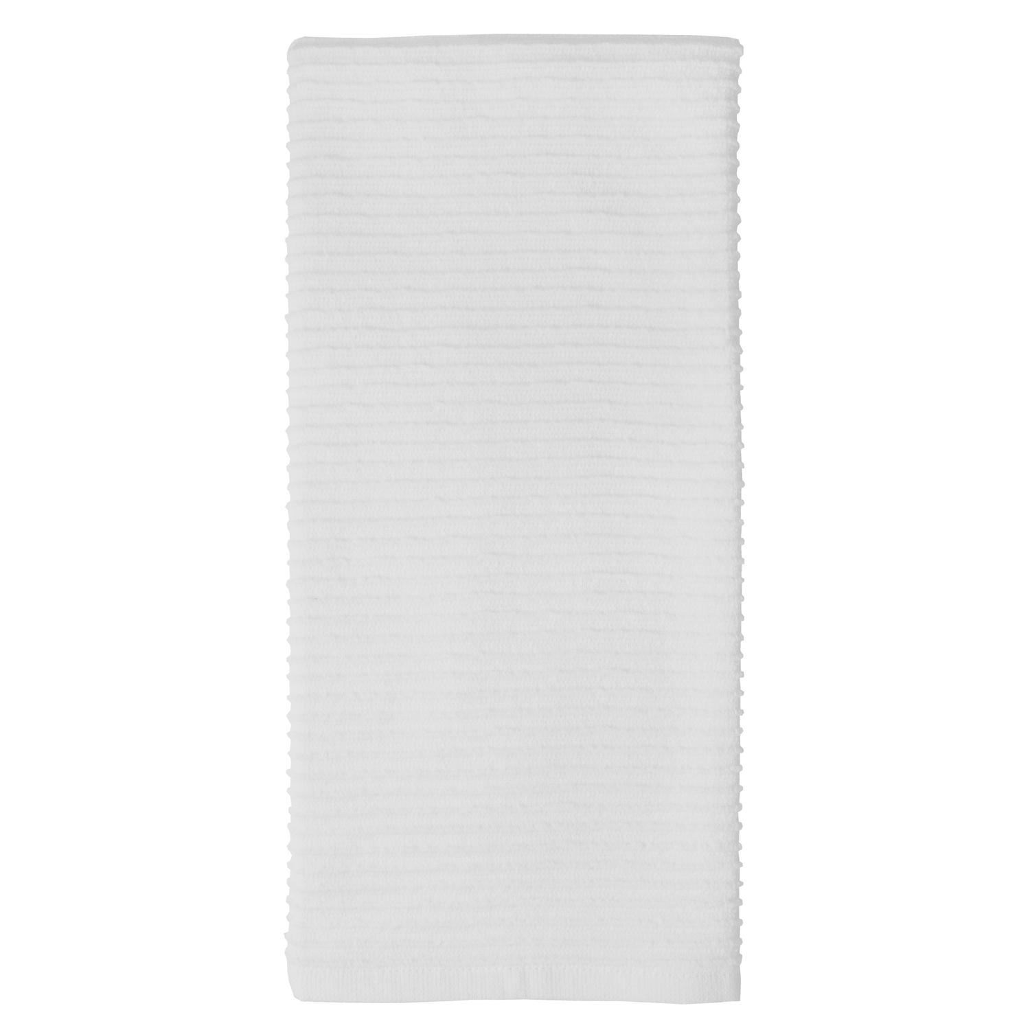 MU Kitchen Bar Mop Cloths - White, 3 Pk - Shop Kitchen Linens at H-E-B