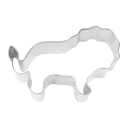 R&M International Corp Lion Standing 3 in. W X 4 in. L Cookie Cutter Silver 1 pc