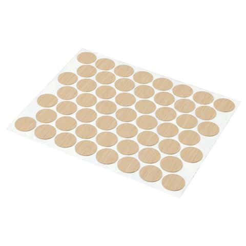 Prime-Line Round Plastic Screw Hole Cover 9/16 in. D 53 pk Maple Prime-Line Round Plastic Screw Hole Cover 9/16 in. D 53 pk Maple