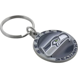 HILLMAN NFL Tempered Steel Silver Split Ring Keychain