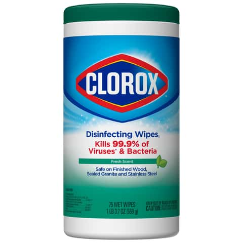 Clorox Fresh Scent Disinfecting Wipes 75 pk - Ace Hardware