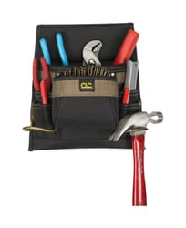 CLC 3 in. W X 12.75 in. H Polyester Tool Bag 8 pocket Black/Tan 1 pc