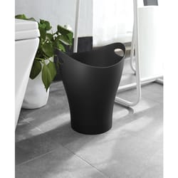 Umbra Garbino Black Wastebasket