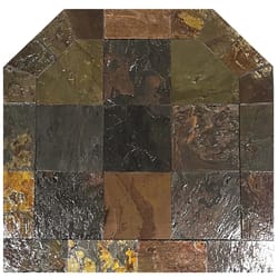 Diamond Hearths Multicolored Ceramic Hearth Pad