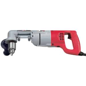Milwaukee  1/2 in. Keyed  Corded Angle Drill  Kit  7 amps 750 rpm 