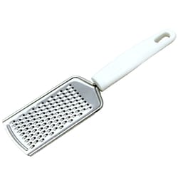 Chef Craft White Plastic/Stainless Steel Grater