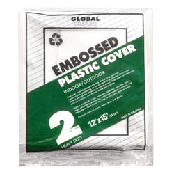 Premier GlobalGuard 12 ft. W X 15 ft. L X 2 mil Plastic Drop Cloth 1 pk