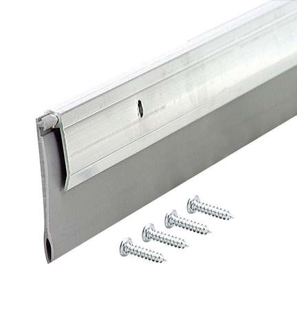 M-D Silver Aluminum Sweep For Garage Doors 36 in. L X 2 in. - Ace Hardware