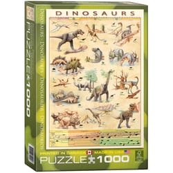 Eurographics Dinosaurs Jigsaw Puzzles Multicolored 1000 pc