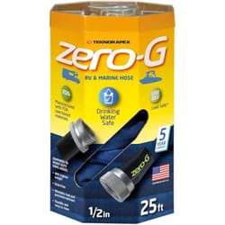 Teknor Apex Zero-G 1/2 in. D X 25 ft. L Heavy Duty RV/Marine Hose