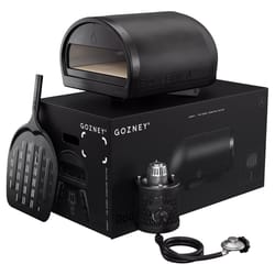 Gozney Liquid Propane Roccbox Outdoor Pizza Oven with Base Off Black