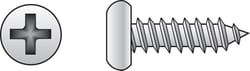 HILLMAN No. 6 Ga. X 5/8 in. L Phillips Pan Head Sheet Metal Screws 100 pk
