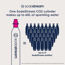 SodaStream CQC Quick Connect Pink 60 L CO2 Cylinder 1 pc
