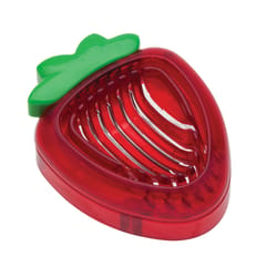 Joie Red Plastic Strawberry Slicer