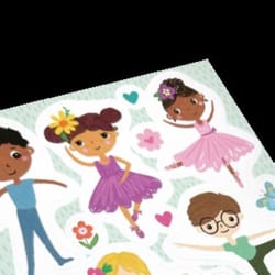 OOLY Stickiville Paper Tiny Dancers Stickers 1 pk