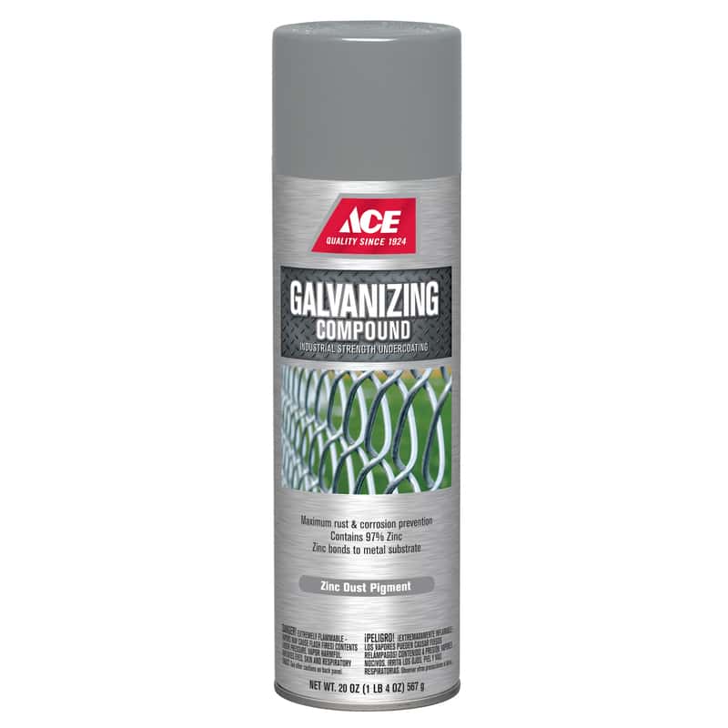 Ace Gray Cold Galvanizing Compound Spray 20 oz. Ace Hardware